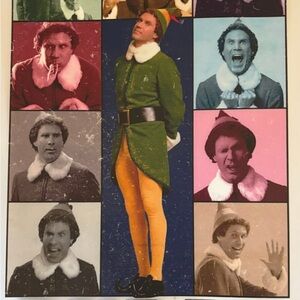 Elf Movie Collage Poster DTF transfer
